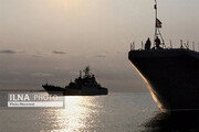 ورود کشتی‌های جنگی روسیه به دریای سیاه / فیلم