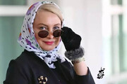 تیپ متفاوت بازیگر زن مشهور در جشنواره فجر ۱۴۰۰ پس از جدایی از همسرش / تصاویر