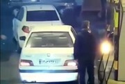 واکنش پلیس تهران به فیلم سرقت پژوپارس در پمپ بنزین / فیلم