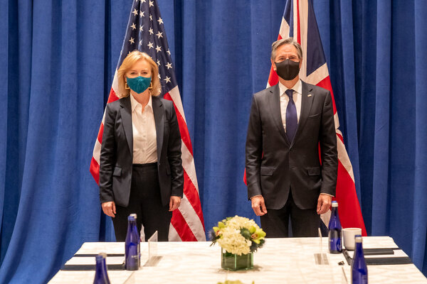 وزرای خارجه آمریکا و انگلیس درباره مذاکرات وین گفتگو کردند