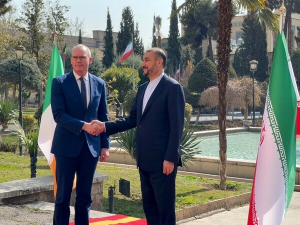 وزرای خارجه ایران و ایرلند دیدار کردند