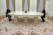 دیدار صدر اعظم آلمان با رئیس جمهور روسیه