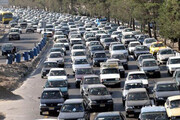 آخرین وضعیت راه‌های کشور / ترافیک در آزادراه قزوین-کرج-تهران سنگین است