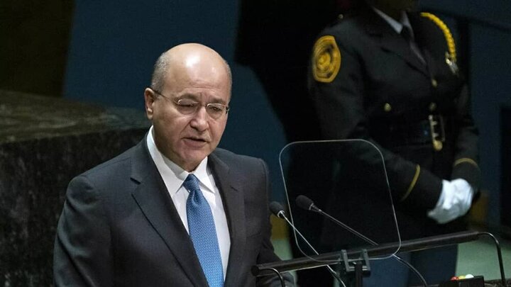 رییس‌جمهور عراق خواستار آغاز فوری گفت‌وگو میان بغداد و اربیل شد