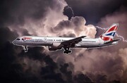 ویدیو دلهره آور از لحظه فرود دشوار هواپیما در فرودگاه هیترو لندن همزمان با توفان یونیس