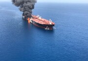 نفتکش آتش گرفته در نزدیکی سواحل چین متعلق به ایران نیست