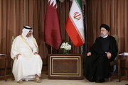 رئیسی و نخست‌وزیر قطر دیدار کردند / فیلم