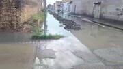 آبگرفتگی شدید معابر اهواز درپی بارش باران / فیلم