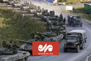 تصاویری از ورود تانک‌های روسیه به اوکراین / فیلم