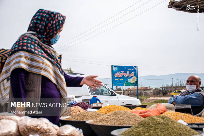 بازارچه خوش رنگ و نادیده گلستان+عکس