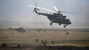 پرتاب موشک هلیکوپترهای روسی در اوکراین / فیلم