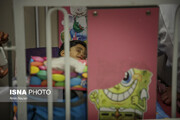 تصاویری از کودکان مبتلا به اُمیکرون در بیمارستان