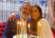ساعد سهیلی و همسرش در جشن تولد مجید مظفری / عکس