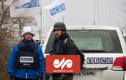 کارکنان سازمان امنیت و همکاری اروپا برای خروج از دونتسک آماده می‌شوند / فیلم