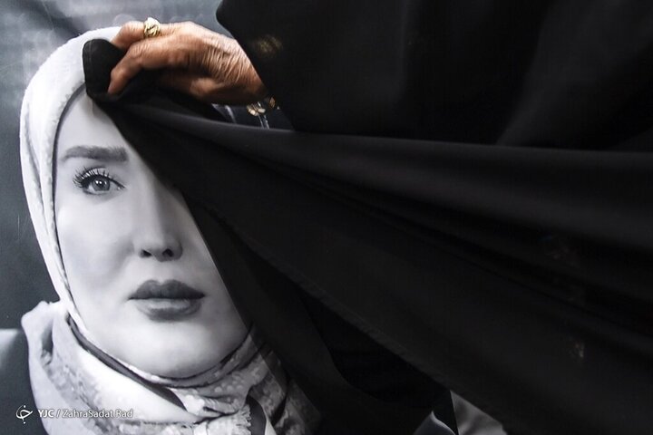 فریبا کوثری در مراسم خاکسپاری زهره فکورصبور / عکس