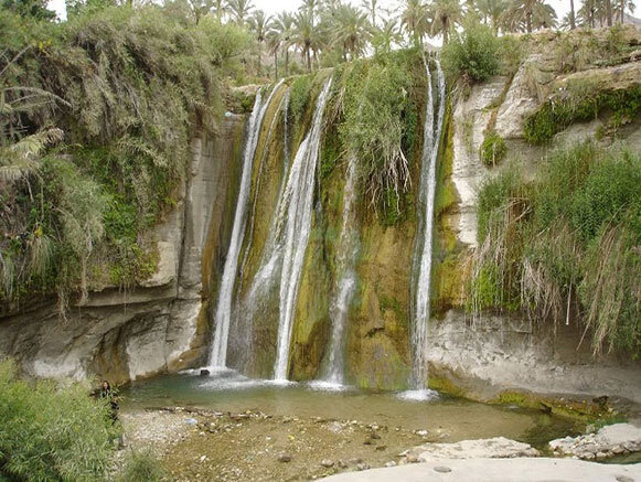 رود فاراب آبشاری گردشگری در بوشهر 