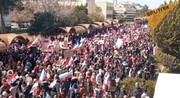 تصاوری از تظاهرات در سوریه در حمایت از روسیه / فیلم