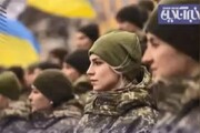 پیام جالب سربازان زن اوکراینی در حمایت از مردان / فیلم