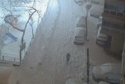 تصاویر باورنکردنی از بارش برف سنگین در استانبول / فیلم