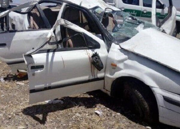 تصادف هولناک در محور اوز به خنج / ۲ نفر کشته شدند