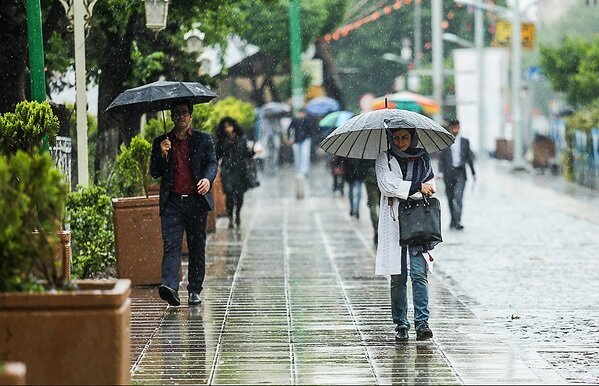 گزارش هواشناسی ۲۵ اسفند ۱۴۰۰ / بارش‌ها در این ۴ استان شدت می‌گیرد