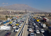 ترافیک نیمه سنگین در جاده‌های البرز