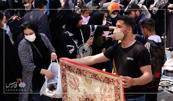 حال و هوای بازار تهران در آستانه سال نو / فیلم