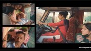 ویدیو باورنکردنی از لحظه نجات معجزه آسای راننده توسط مسافر زن
