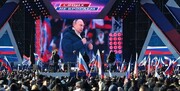 سخنرانی عجیب پوتین در استادیوم چند هزار نفری در اوج جنگ اوکراین / فیلم