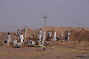 کشف گور دسته جمعی در موصل عراق با ۱۴۳ جسد