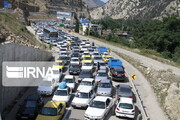 ترافیک سنگین در مسیرهای هراز و فیروزکوه
