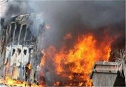 تصاویری هولناک از آتش سوزی پمپ بنزین در سیستان‌وبلوچستان / فیلم