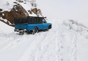 در این گردنه ایران ۲ متر برف بارید!