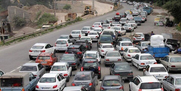 ترافیک عجیب در جاده بوشهر – شیراز / فیلم