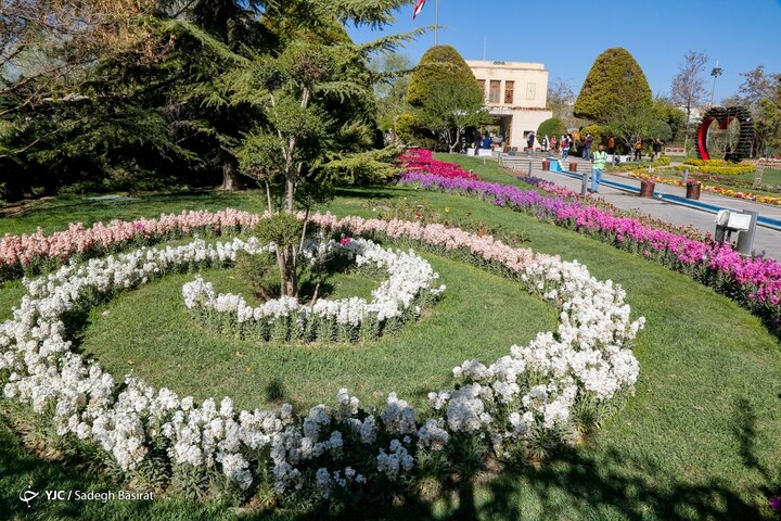 تصاویر شگفت‌آور از باغ گل اصفهان