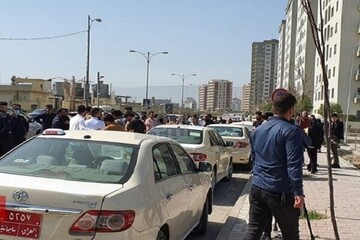 اعتراض رانندگان تاکسی سلیمانیه به افزایش قیمت بنزین