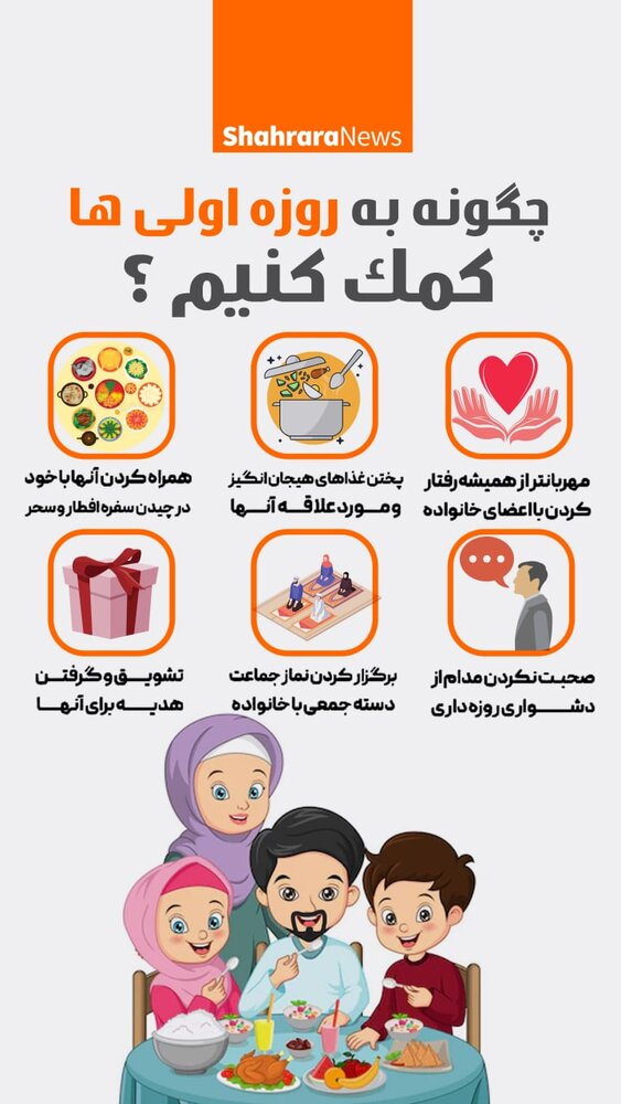 کمک به روزه اولیها با چند روش ساده | چگونه کودکان خود را به روزه داری تشویق کنیم؟ / عکس
