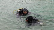 جستجوی ۹ غواص ماهر برای کشف جسد کودک غرق شده در دریای خزر / فیلم