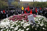 مراسم تشییع شهید حادثه تروریستی حرم امام رضا(ع) در مشهد / تصاویر