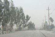بازگشایی محور شرق اصفهان با کاهش شدت توفان