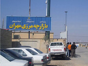 لحظه ورود گرد و خاک و تندباد به ایران از مرز مهران / فیلم