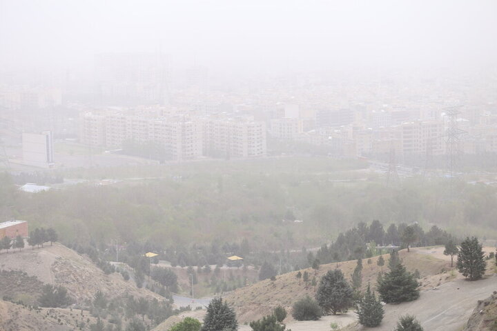 تصاویری هولناک از بی‌سابقه‌ترین آلودگی هوا در تهران