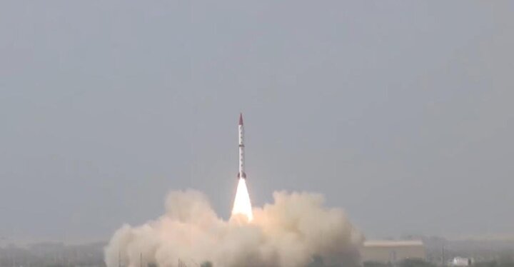 آزمایش یک فروند موشک بالستیک توسط ارتش پاکستان