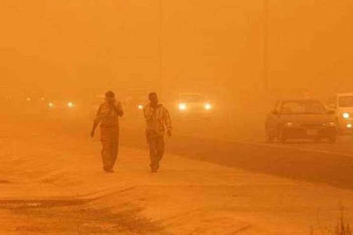 تصاویر آخرالزمانی از گرد و غبار عجیب در عراق / فیلم