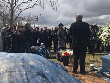 مراسم خاکسپاری رضا براهنی در تورنتو برگزار شد / عکس