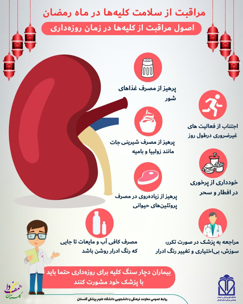 مراقبت از سلامت کلیه ها در ماه مبارک رمضان با چند ترفند ساده / عکس