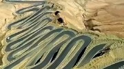 تصاویر دیده نشده و تماشایی از پر پیچ‌ترین جاده‌های جهان در چین / فیلم