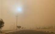 گرد و غبار شدید بغداد را درنوردید