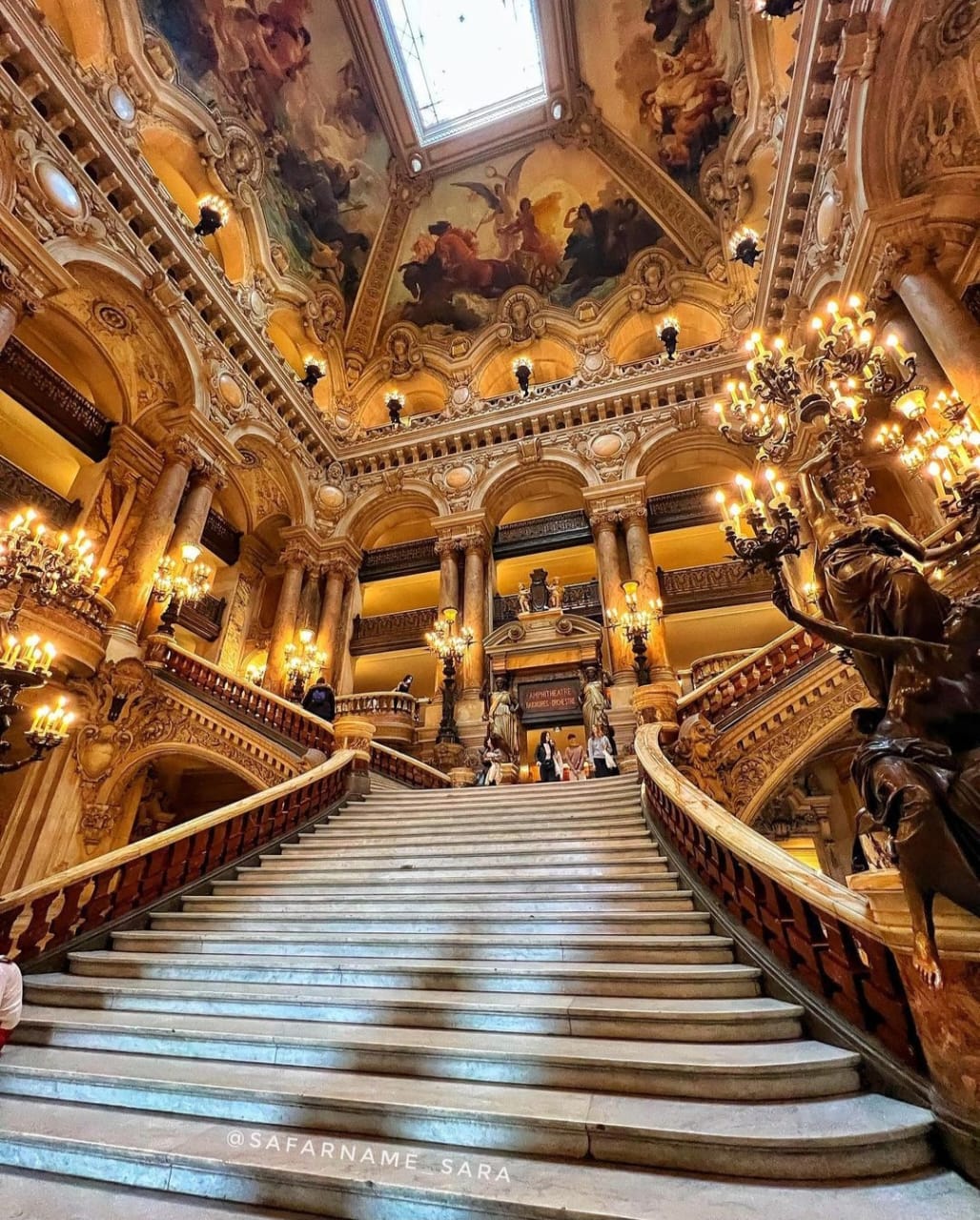 روایت سارا از اپرای گارنیه، بنایی شگفت‌انگیز و دیدنی در پاریس