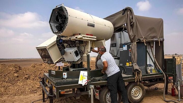 آزمایش موفقیت‌آمیز سامانه دفاع موشکی لیزری اسرائیل